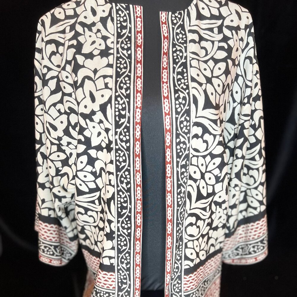 Multi-Print Kimono Jacket